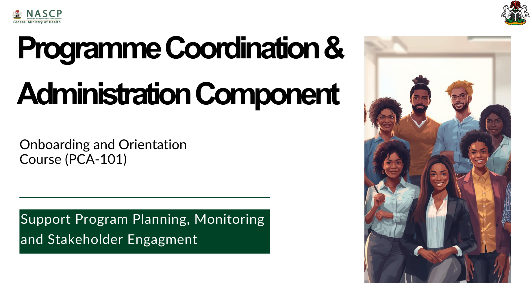 Programme Coordination & Administration Component Onboarding Module image